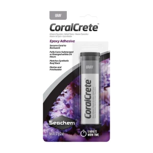 Seachem Laboratories CoralCrete Epoxy Adhesive, Grey, 2 oz