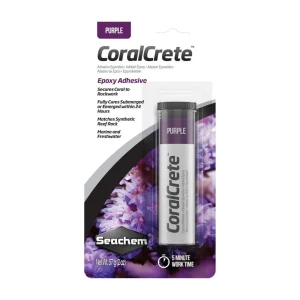 Seachem Laboratories CoralCrete Epoxy Adhesive, Purple, 2 oz