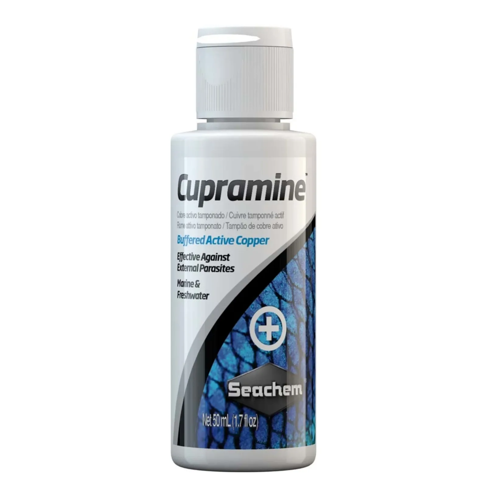 Seachem Laboratories Cupramine Copper Treatment 1.7 fl oz