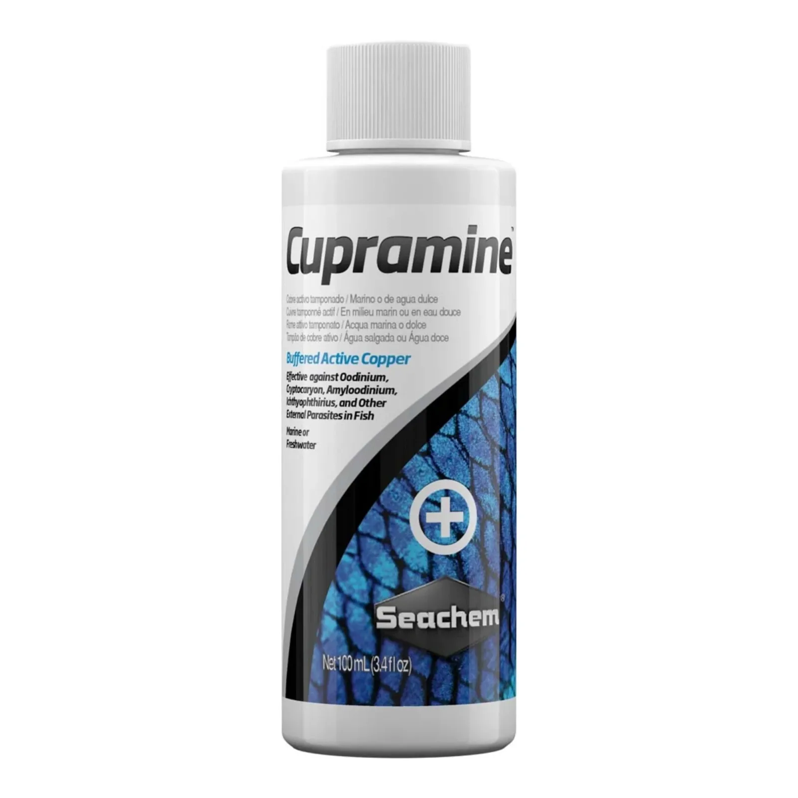 Seachem Laboratories Cupramine Copper Treatment 3.4 fl oz