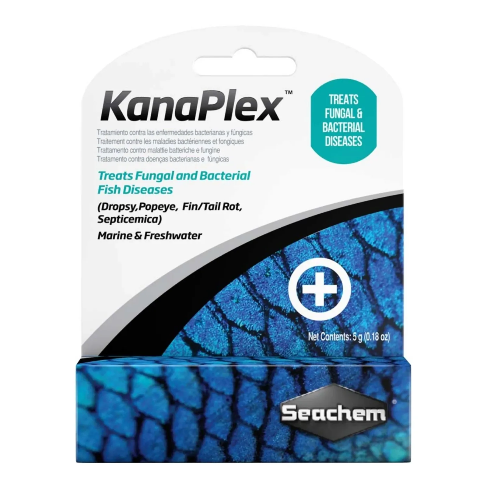 Seachem Laboratories KanaPlex Fungal and Bacterial Treatment, 0.2 oz