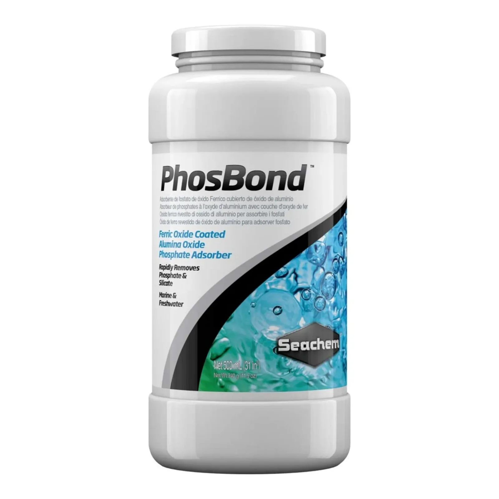 Seachem Laboratories PhosBond Phosphate and Silicate Remover 500 mL