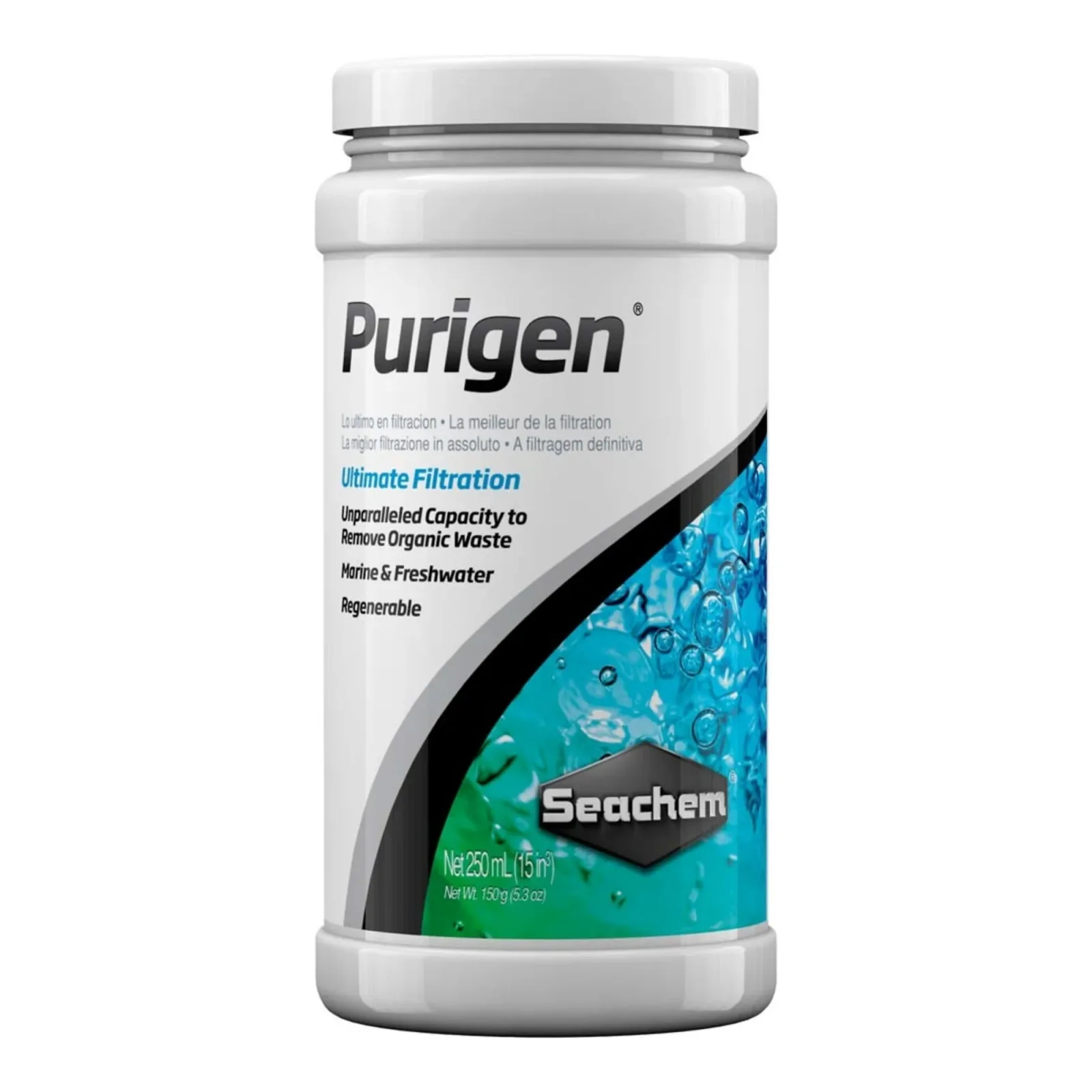 Seachem Laboratories Purigen Organic Resin Aquarium Filter 250 mL