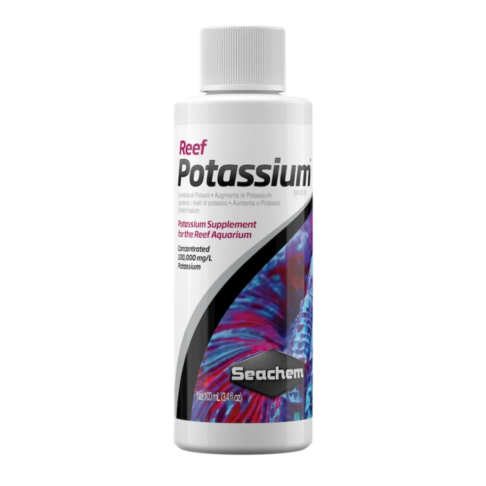 Seachem Laboratories Reef Potassium Supplement 100 mL, 3.4 oz