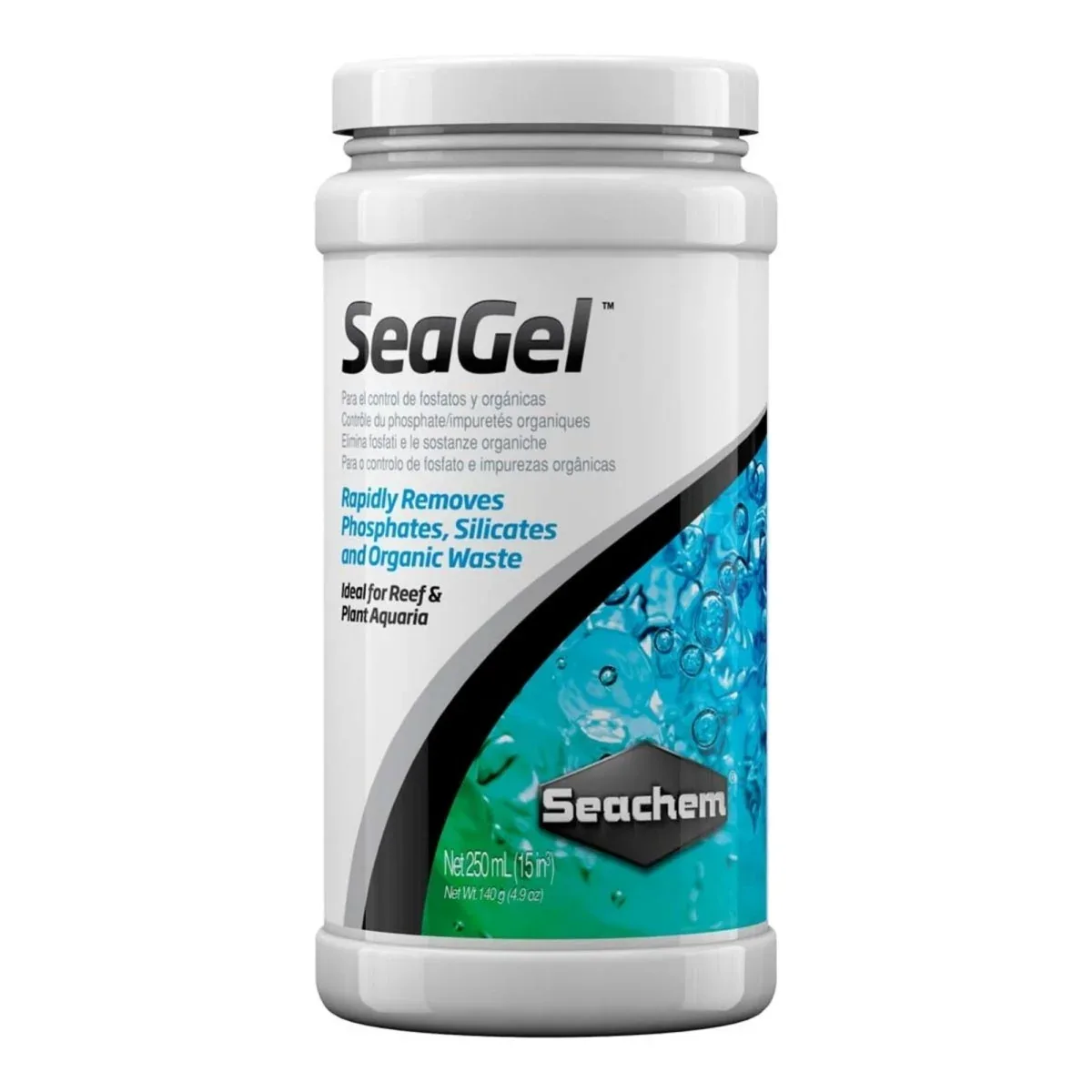 Seachem Laboratories SeaGel Phosphate, Silicate, and Organic Waster Remover 250 mL
