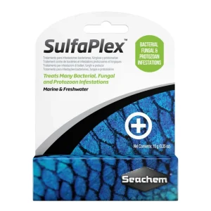 Seachem Laboratories Sulfaplex Antibiotic and Antifungal Medication, 0.4 oz