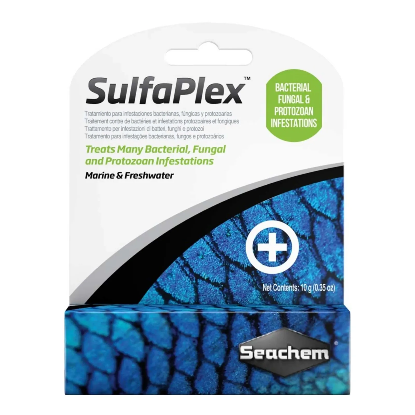 Seachem Laboratories Sulfaplex Antibiotic and Antifungal Medication, 0.4 oz