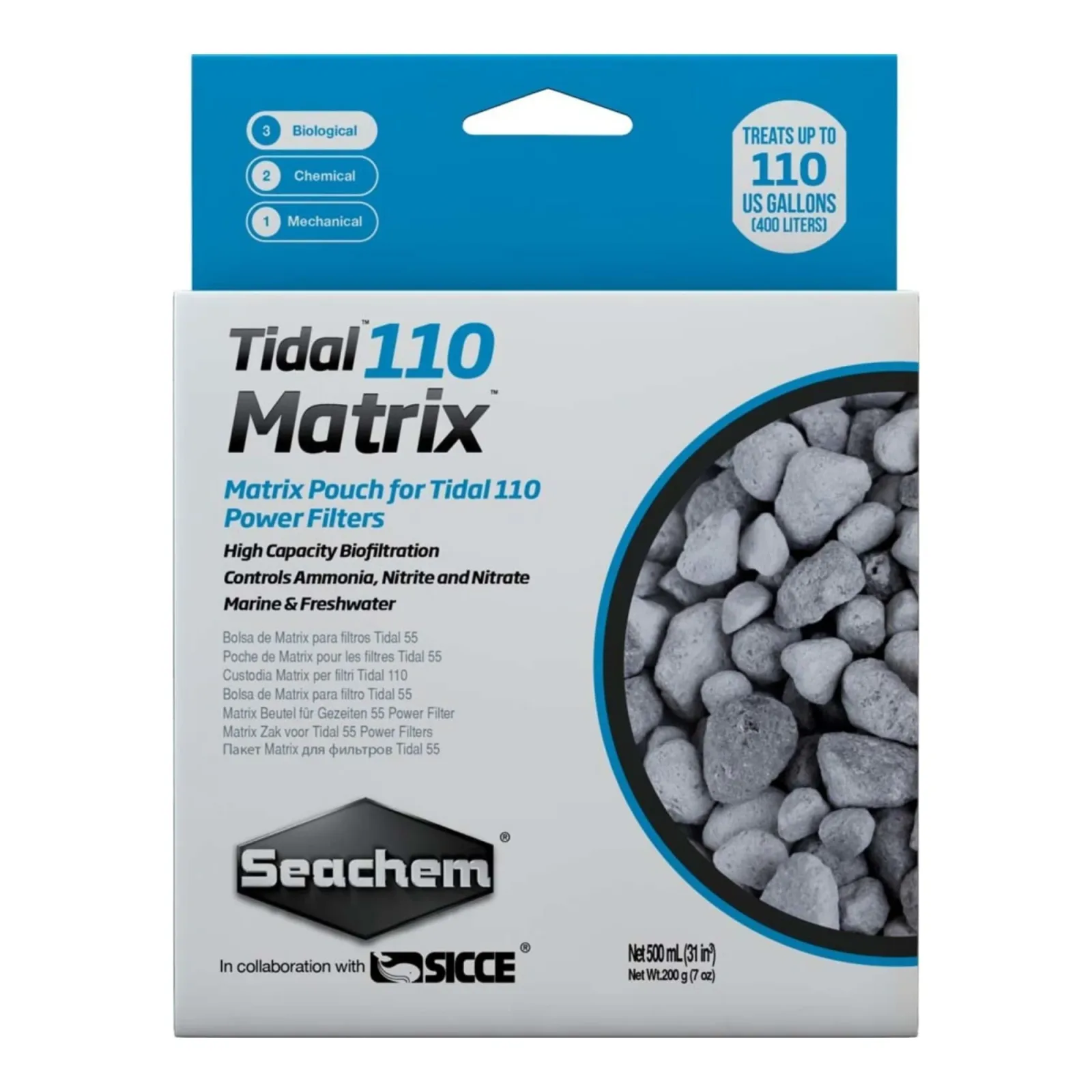 Seachem Laboratories Tidal Matrix Biological Media 500 mL
