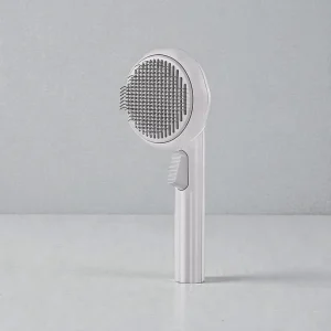 Self Cleaning Slicker Brush for Dogs and Cats – One Click Pet Hair Shedding Comb