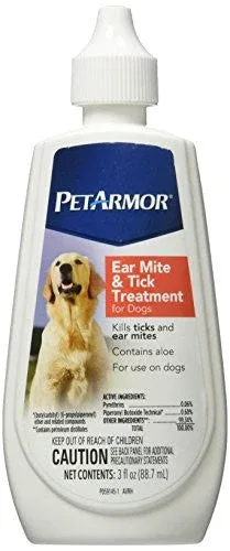 Sergeants Pet Armor Ear Mite and Tick Treatment For Dogs 3z {L-b} - Image 2