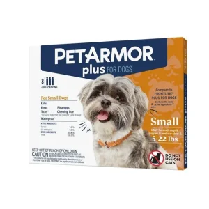 Sergeants Pet Armor Plus Flea & Tick Squeeze-on for Dogs and Puppies 4-22 lbs {L+2}