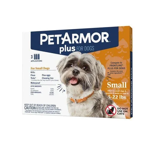 Sergeants Pet Armor Plus Flea & Tick Squeeze-on for Dogs and Puppies 4-22 lbs {L+2} - Image 2