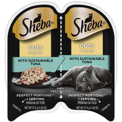 Sheba Perfect Portions Cuts in Gravy Wet Cat Food Signature Tuna 2.6oz 24pk - Image 2