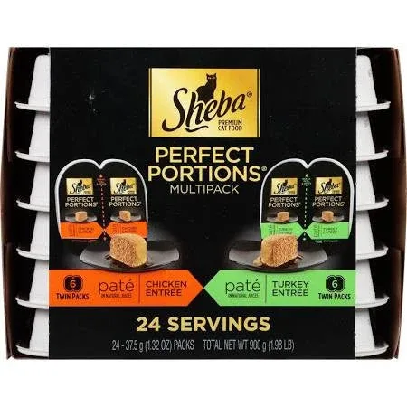 Sheba Perfect Portions Premium Pate Poultry Variety Pack 2-12/1.32Z {L-b}798139 - Image 2