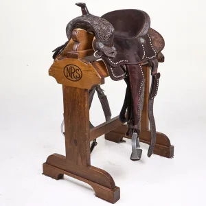 Sheridan Saddles Used 14in Floral Tooled Barrel Saddle