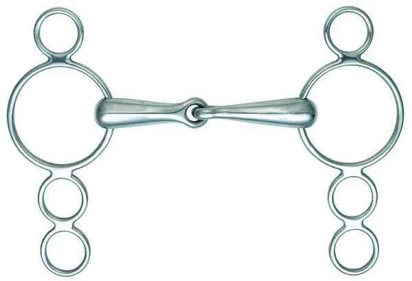 Shires 3 Ring Dutch Gag Bit