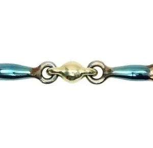 Shires Blue Alloy Loose Ring Snaffle With Lozenge