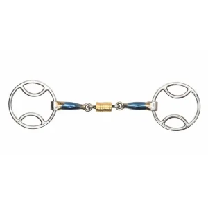 Shires Blue Sweet Iron Bevel Roller Link Bit