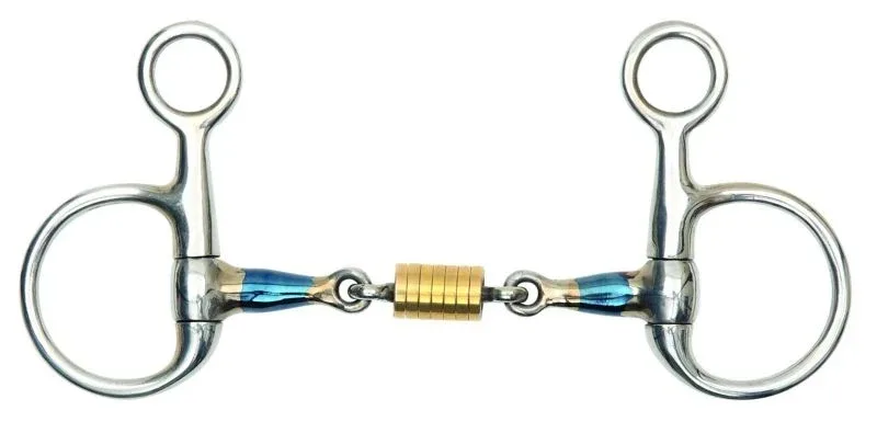 Shires Blue Sweet Iron Hanging Cheek Bit - Image 2