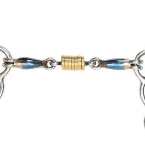 Shires Blue Sweet Iron Tom Thumb Roller Bit
