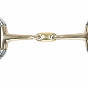 Shires Brass Alloy Flat Ring Lozenge Eggbutt