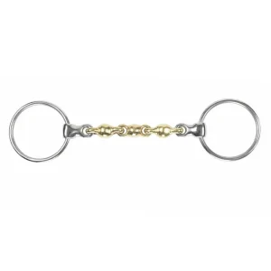 Shires Brass Alloy Loose Ring Waterford Bit