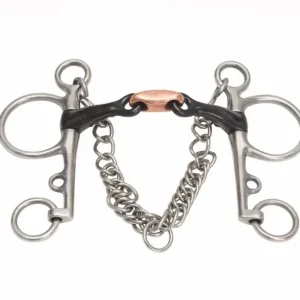 Shires Double Jointed Sweet Iron Pelham Bit