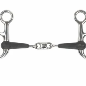 Shires Equikind+ Hanging Cheek Peanut Link Bit
