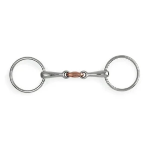 Shires Loose Ring Copper Lozenge Snaffle Bit
