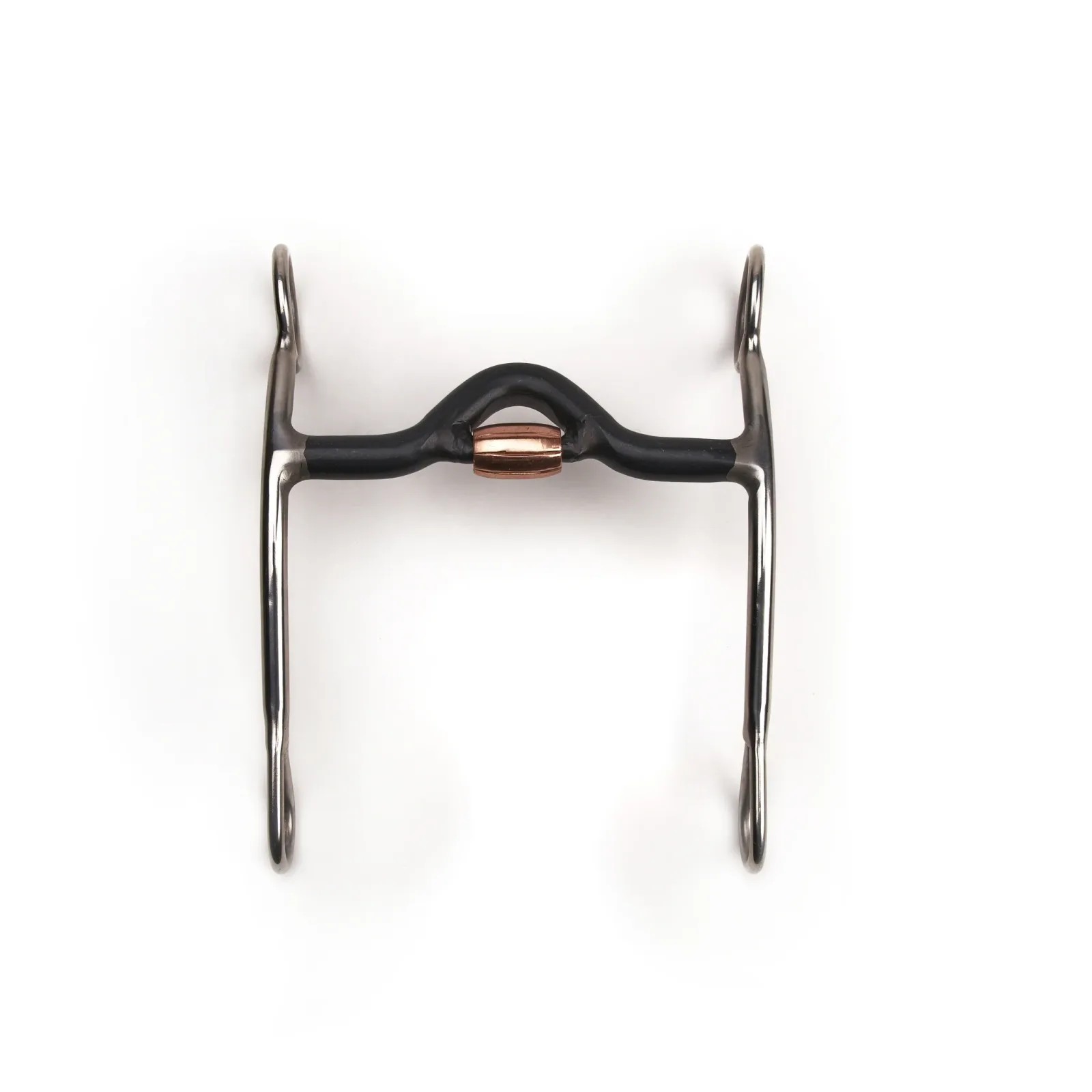 Shires Solid Shank Sweet Iron Medium Port Copper Roller