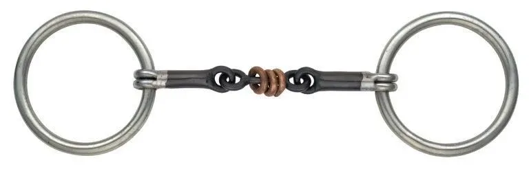 Shires Sweet Iron Copper Roller Snaffle - Image 2