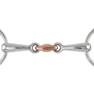 Shires Two Ring Copper Lozenge Gag