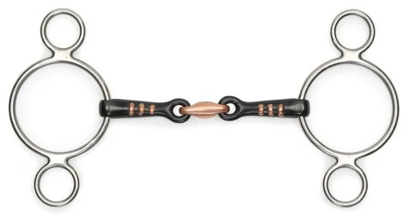 Shires Two Ring Sweet Iron Gag Bit