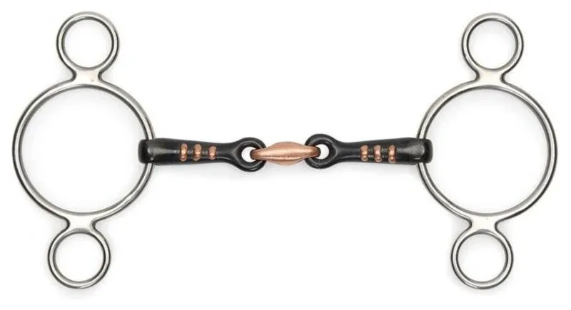 Shires Two Ring Sweet Iron Gag Bit - Image 2
