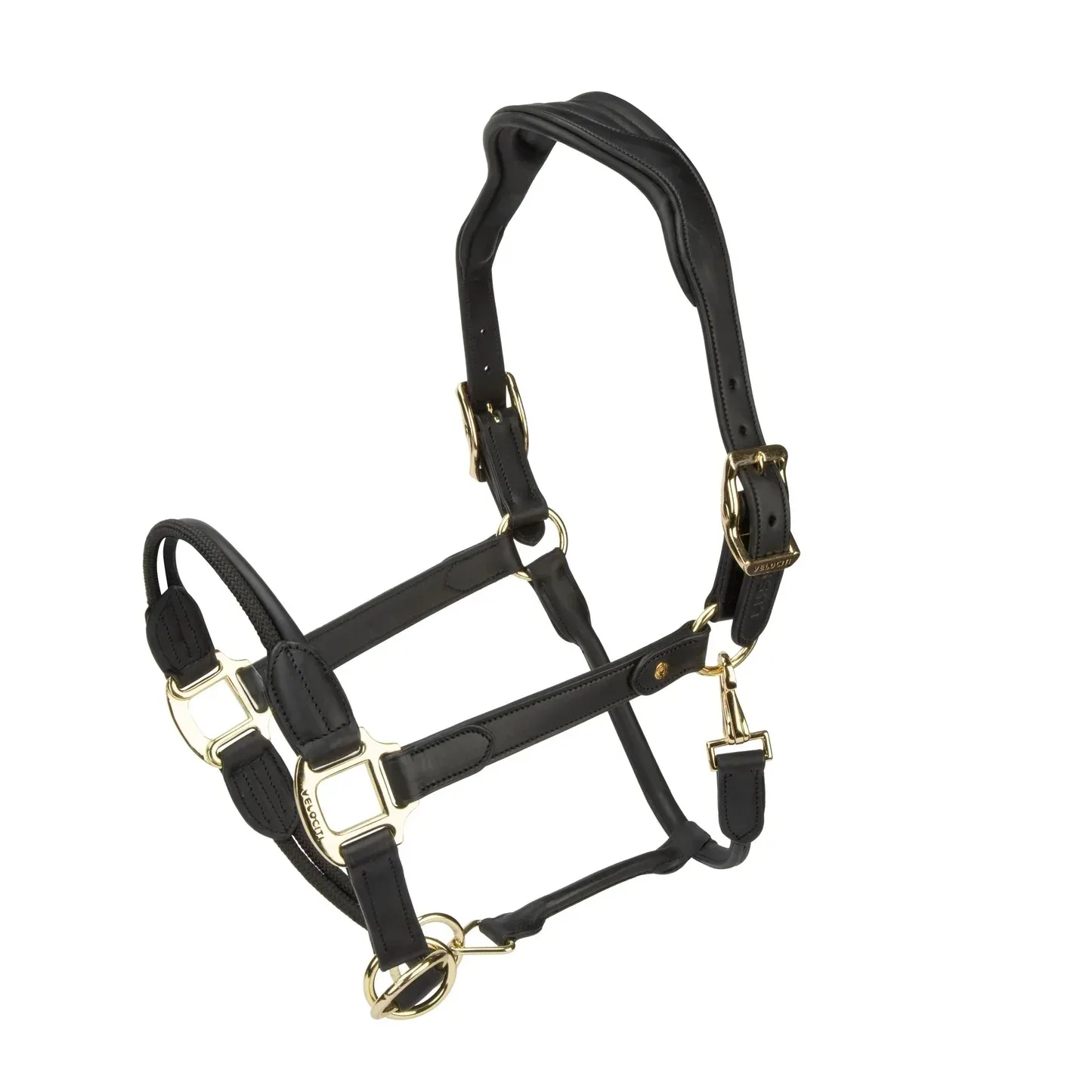 Shires Velociti LUSSO Soria Control Leather Headcollar