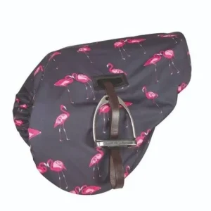 Shires Waterproof Ride On Saddle Cover Flamprt