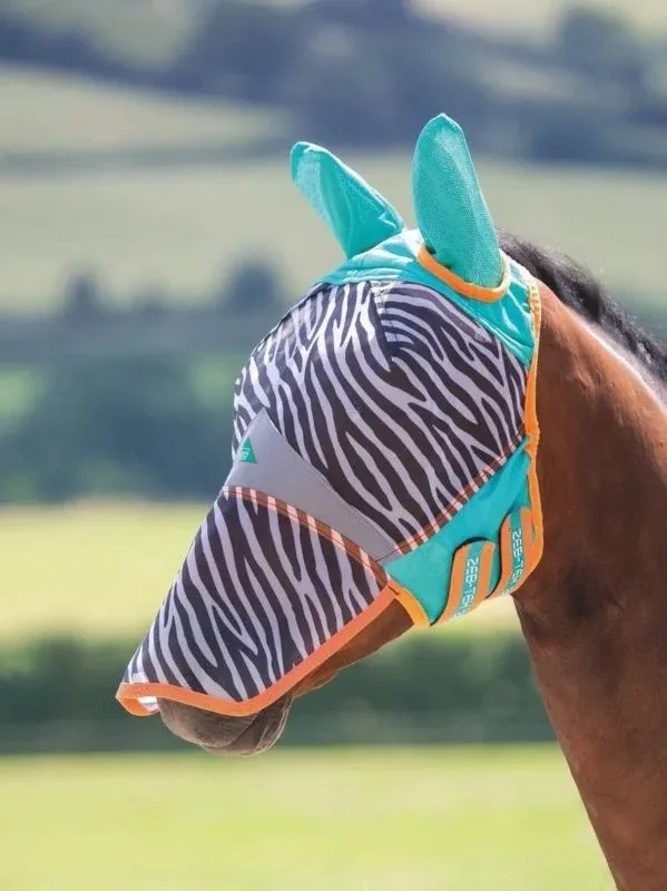 Shires Zeb-Tek Fly Mask - Image 2