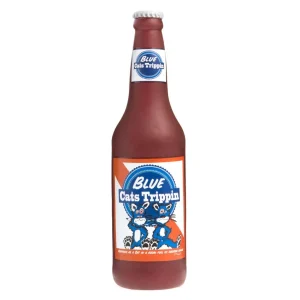 Silly Sqk Beer Bttl Blu Cat