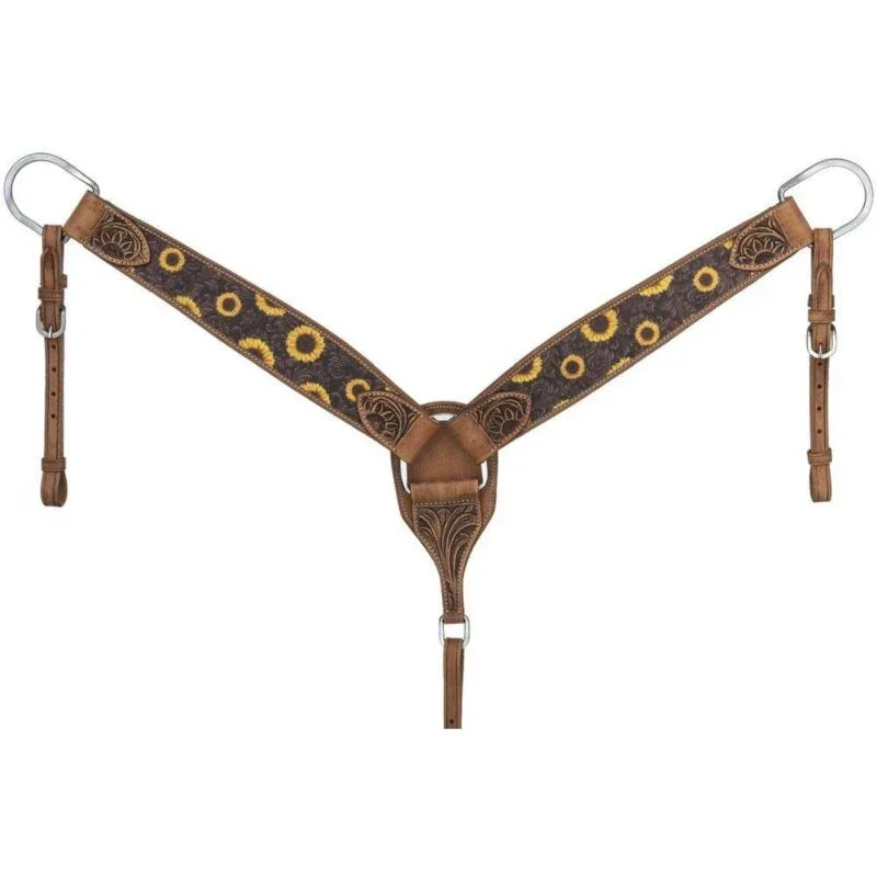 Silver Royal Sunflower Breastcollar