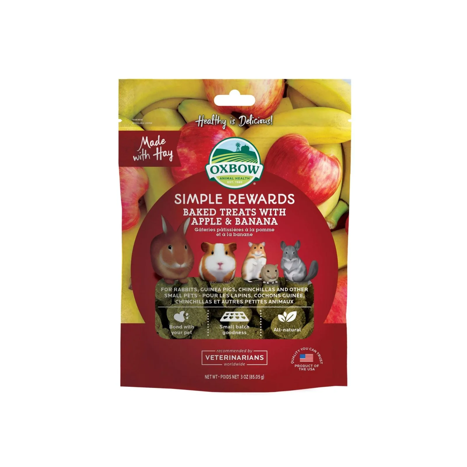 Simple Rewards Baked Treats with Apple & Banana