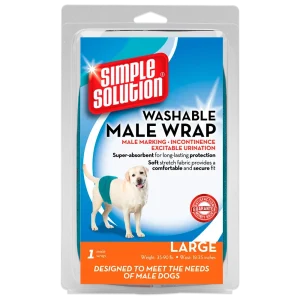 Simple Solution Washable Male Wrap Size Large
