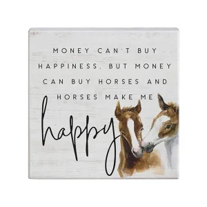 Sincere Surroundings Horses Happy Sign