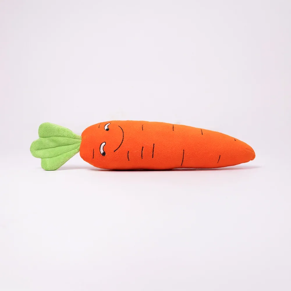 Skatrs Carrot Plush Toy for Dogs