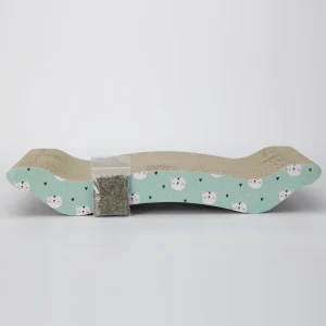 Skatrs Scratch Away Cat Scratcher with 2g Premium Catnip Free