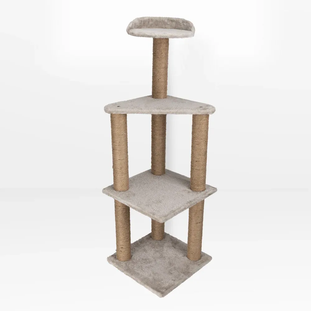 Skatrs Scratchy Wonderland Jumbo Multi Level Cat Tree with Sisal Posts Toy
