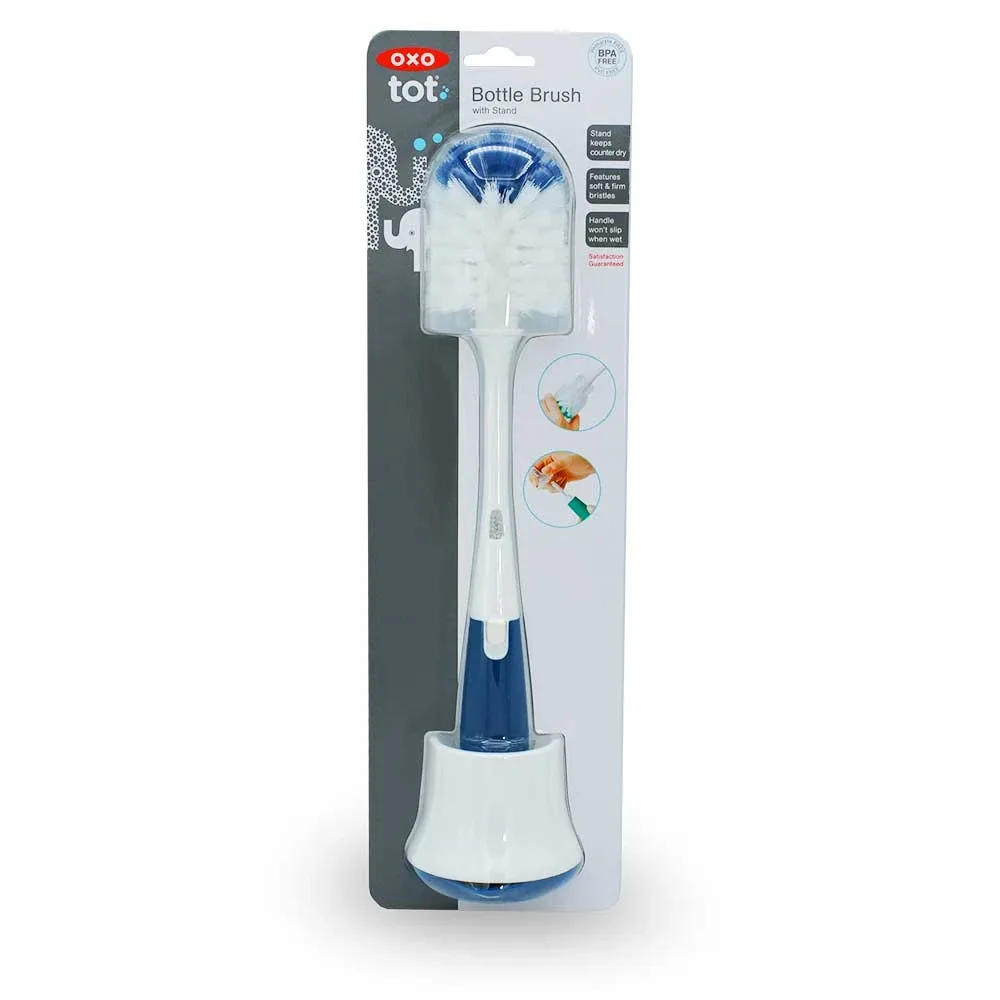 Skimmer Cup Cleaning Brush w/Stand - OXO