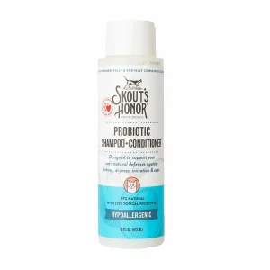 Skout's Honor Cat Probiotic Shampoo + Conditioner Fragrance-Free 16 oz