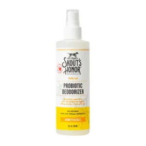 Skout's Honor Daily Use Honeysuckle Probiotic Deodorizer Spray for Dogs & Cats