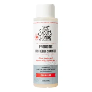 Skout's Honor Hypoallergenic Probiotic Itch Relief Shampoo for Dogs & Cats