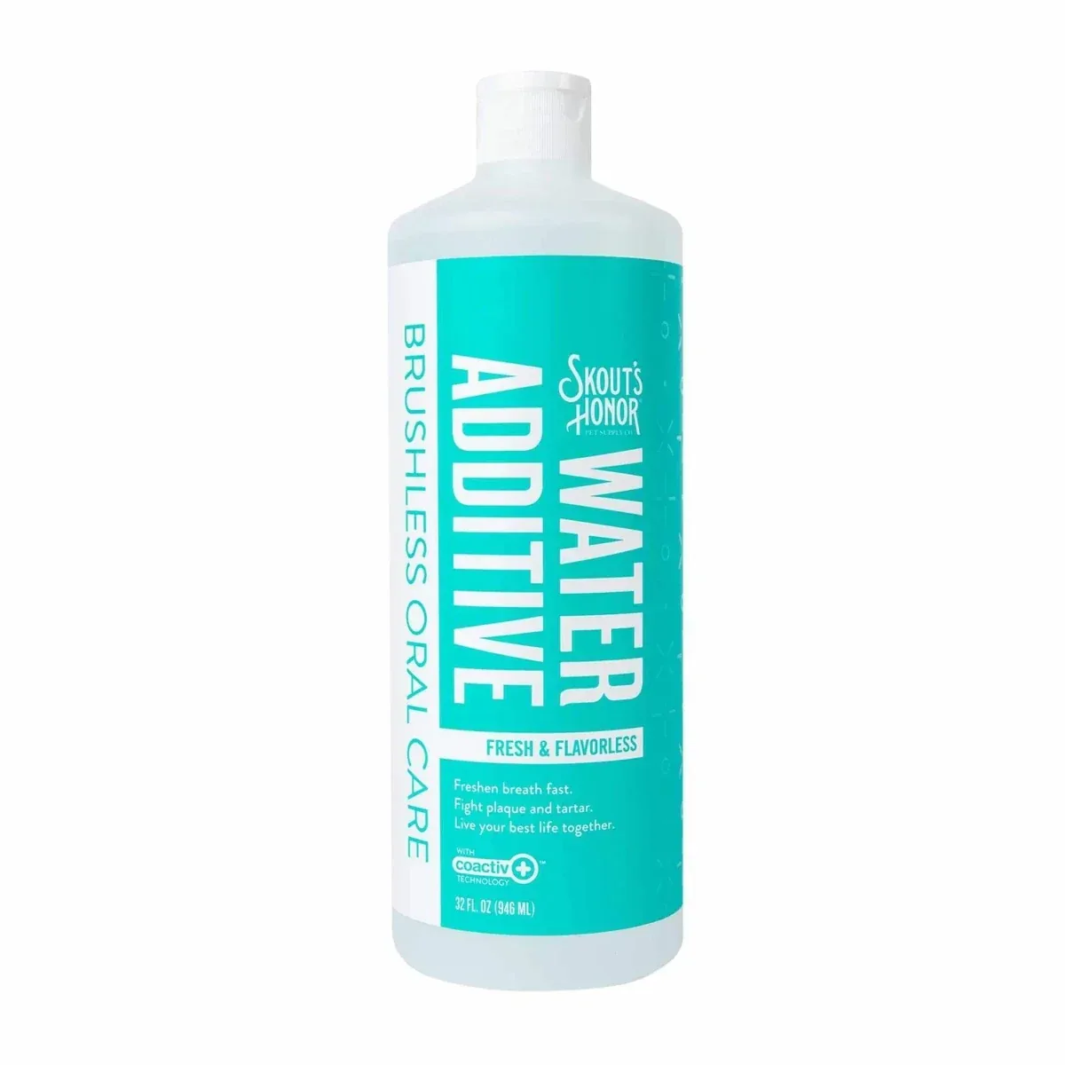 Skout's Honor Oral Care Water Additive: Fresh & Flavorless 32 oz